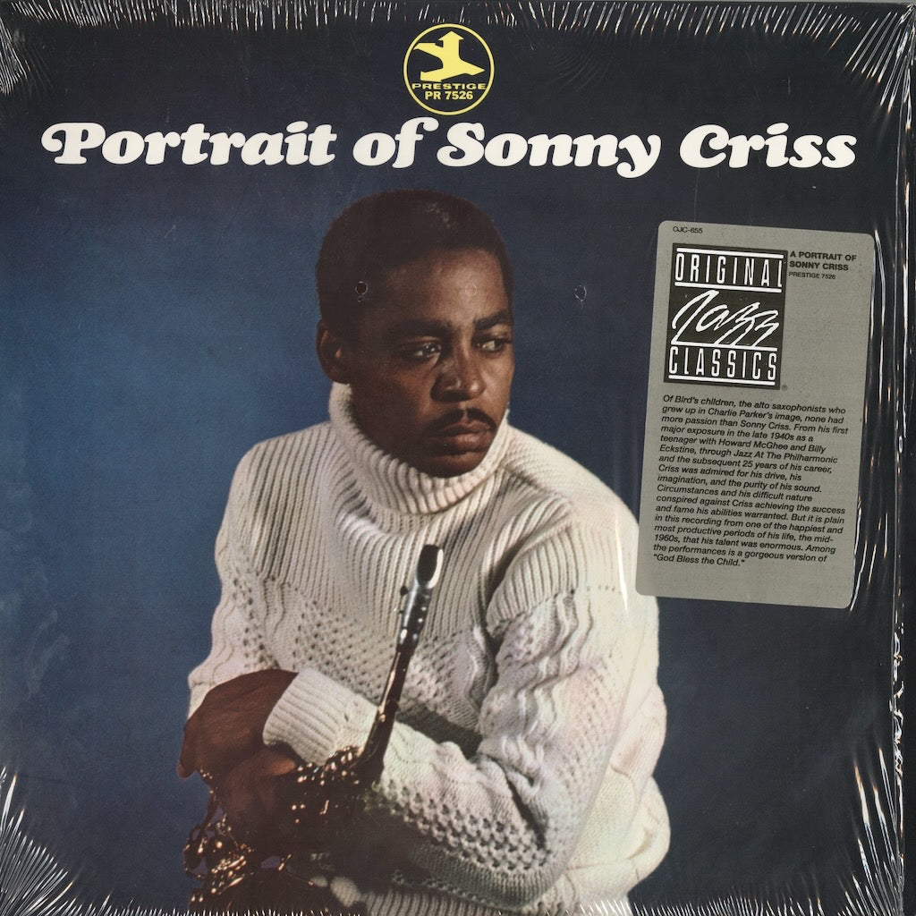 Sonny Criss / ソニー・クリス / Portrait Of Sonny Criss (OJC-655)