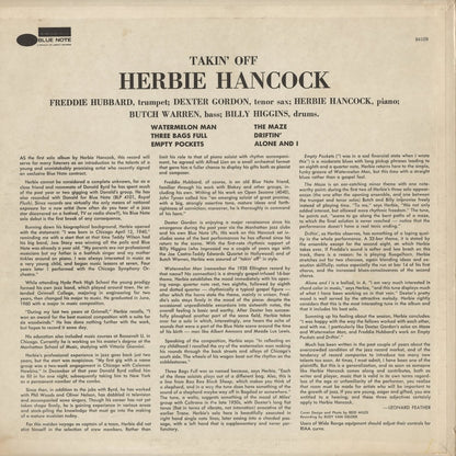 Herbie Hancock - Takin' Off (BST 84109) 1968 US Blue Note｜中古LP
