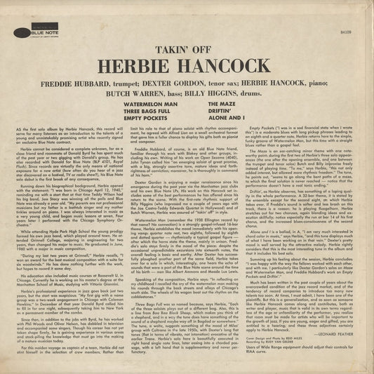 Herbie Hancock - Takin' Off (BST 84109) 1968 US Blue Note｜中古LP