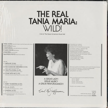 Tania Maria - Wild! (CJP-264) 1985 US Concord Jazz｜中古LP