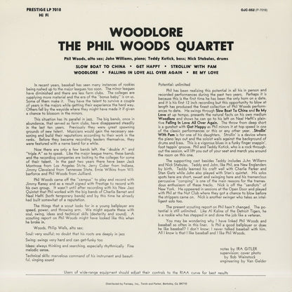 Phil Woods - Woodlore (OJC-052) 1983 US Prestige / OJC｜中古LP