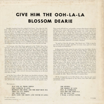 Blossom Dearie - Give Him The Ooh-La-La (MV 2036) 1973 JPN Verve - Polydor｜中古LP