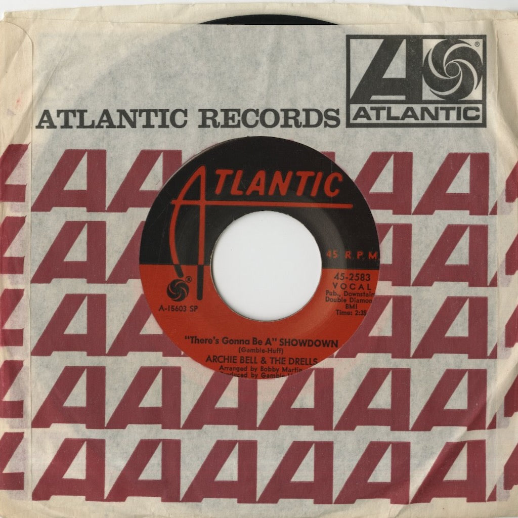 Archie Bell & The Drells - There's Gonna Be A Showdown / Go For What You Know (45-2583) 1968 US Atlantic｜中古7inch