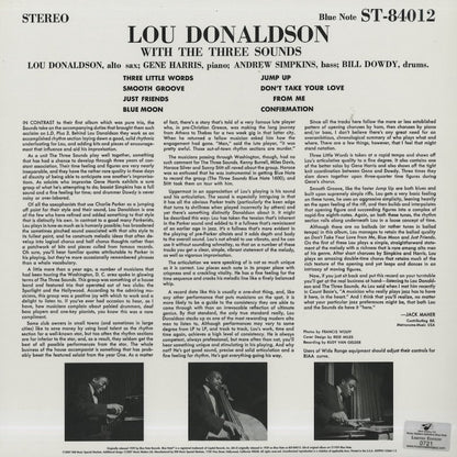Lou Donaldson - LD+3 (ST-84012) 2LP 2008 US Blue Note Music Matters｜中古LP