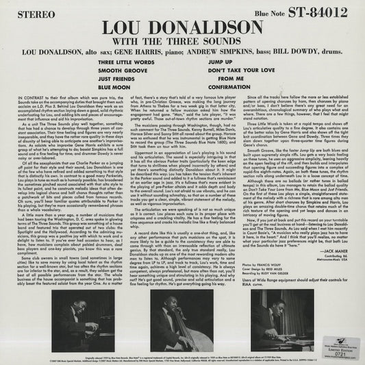 Lou Donaldson - LD+3 (ST-84012) 2LP 2008 US Blue Note Music Matters｜中古LP