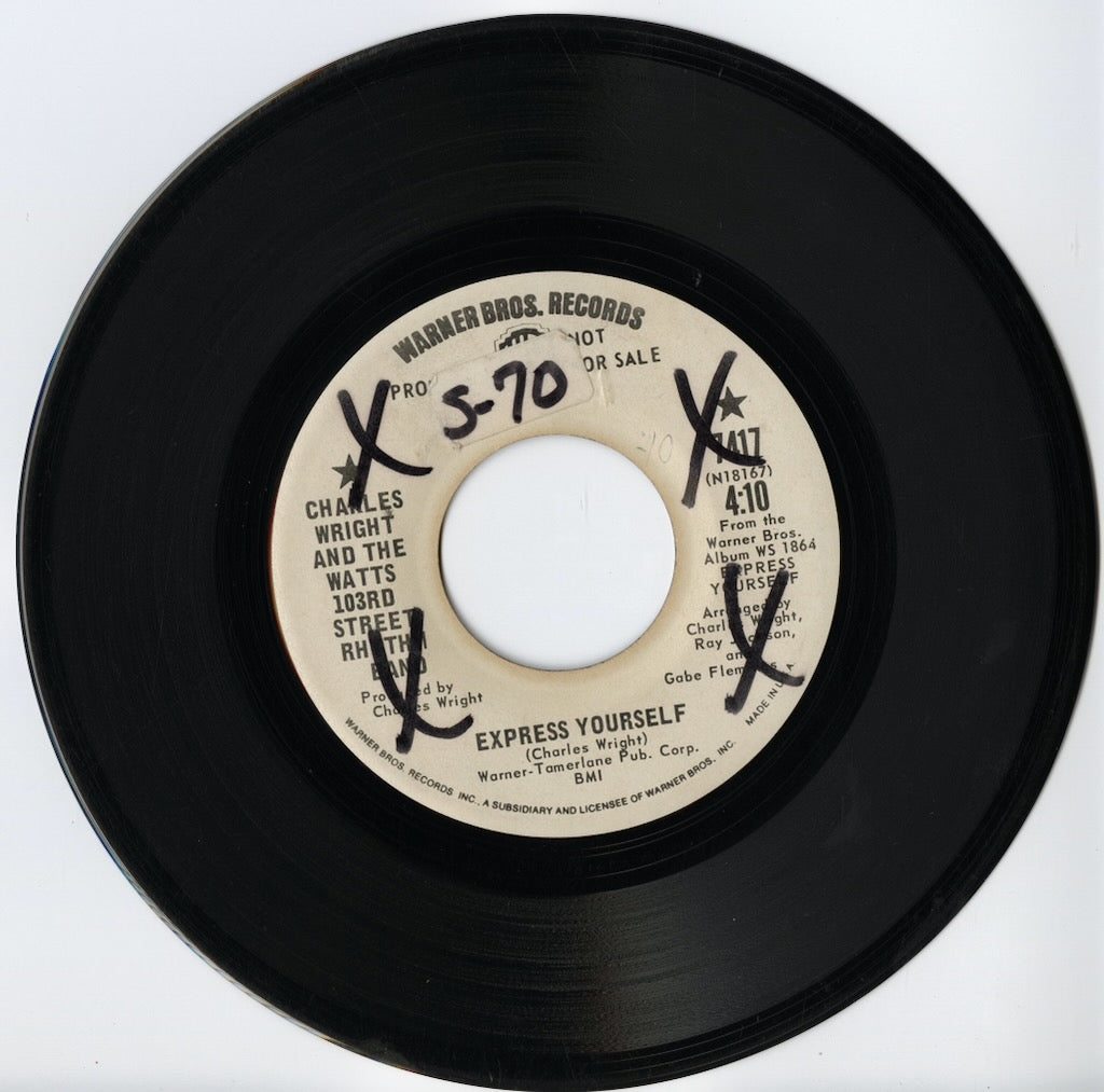 Charles Wright And The Watts 103rd Street Rhythm Band / チャールズ・ライト / Express Yourself / Living On Borrowed Time -7 (7417)