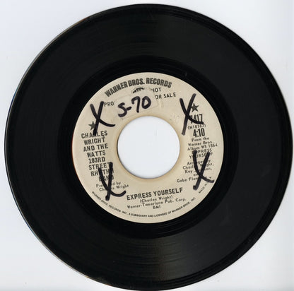 Charles Wright And The Watts 103rd Street Rhythm Band / チャールズ・ライト / Express Yourself / Living On Borrowed Time -7 (7417)