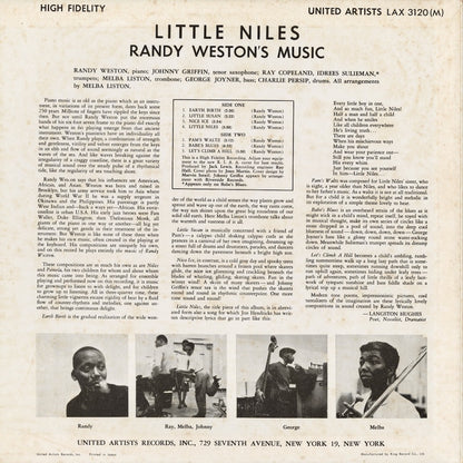 Randy Weston – Little Niles (LAX 3120(M)) LP 1976 JPN United Artists - キングレコード | 中古LP