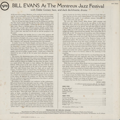 Bill Evans / ビル・エヴァンス / At The Montreux Jazz Festival (MV 2064)