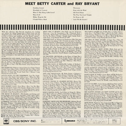 Betty Carter / ベティ・カーター / Meet Betty Carter And Ray Bryant (ECPZ 7)