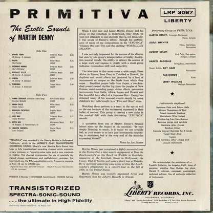 Martin Denny - Primitiva (LRP 3087) 1958 US Liberty MONO｜中古LP