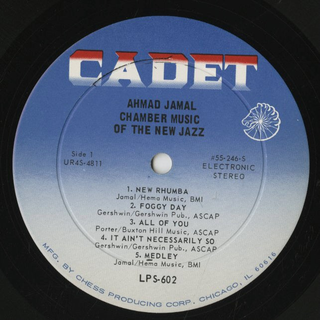 Ahmad Jamal / アーマッド・ジャマル / Chamber Music Of The New Jazz (LPS-602)