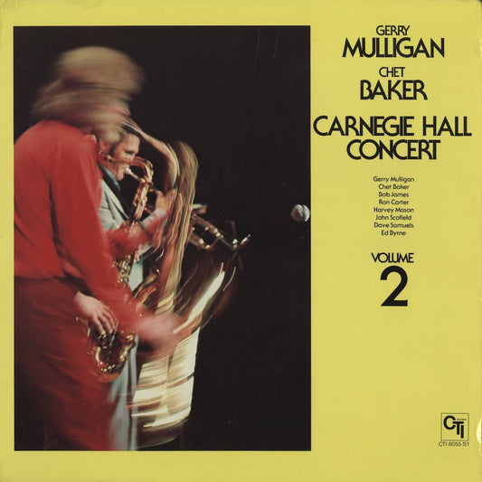 Gerry Mulligan / Chet Baker - Carnegie Hall Concert Volume 2 (CTI-6055-S1) LP 1975 US CTI｜中古LP