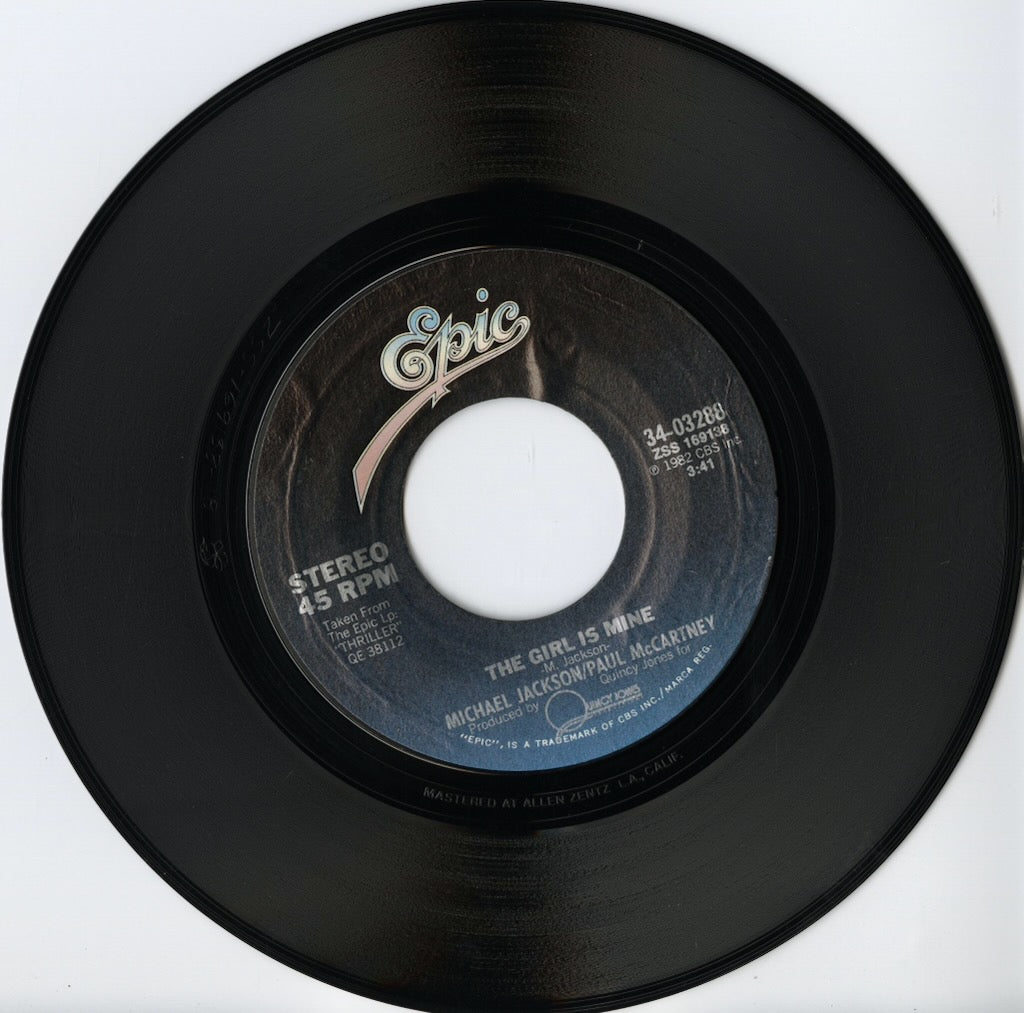 Michael Jackson, Paul McCartney / マイケル・ジャクソン、ポール・マッカートニー / The Girl Is Mine -7 (34-03288)