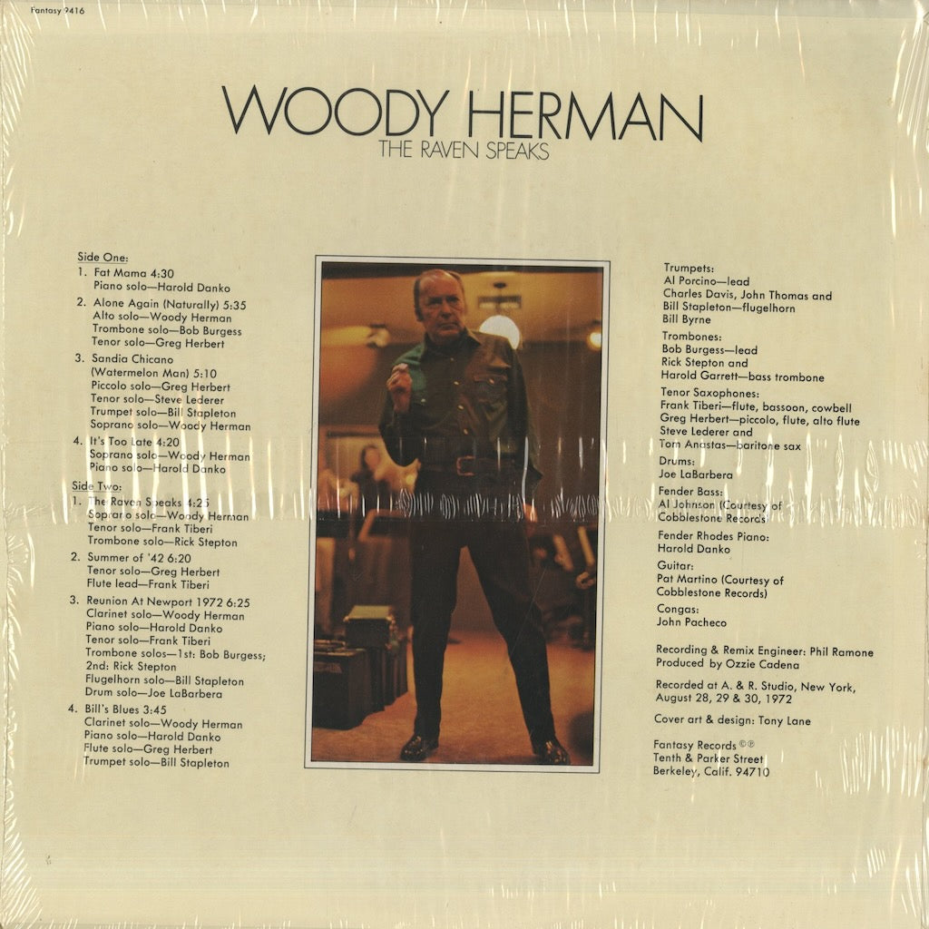 Woody Herman – The Raven Speaks (FANT-9416) LP 1972 US Fantasy | 中古LP