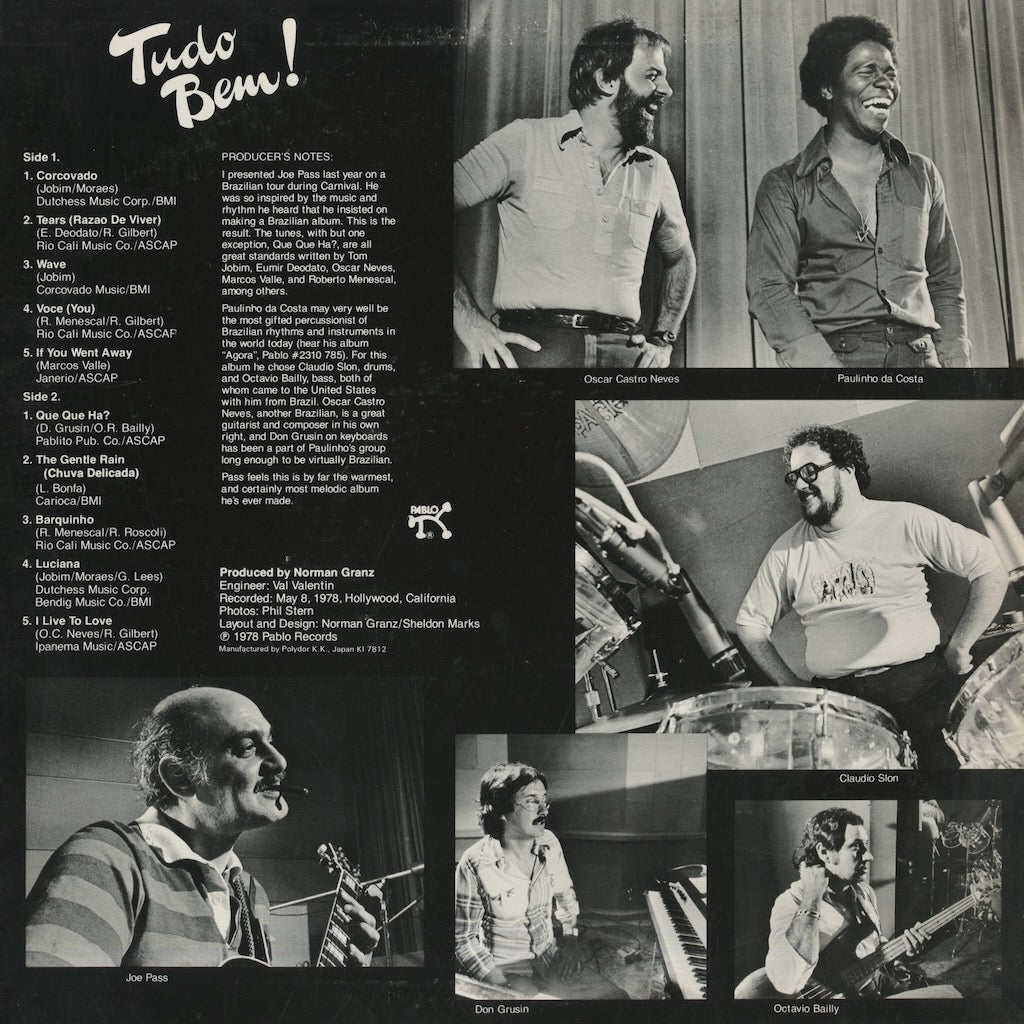 Joe Pass And Paulinho Da Costa / ジョー・パス・アンド・パウリーニョ・ダ・コスタ / Tudo Bem! (MTF 1103)