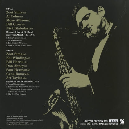 Zoot Sims / ズート・シムズ / At Birdland (MMEX-160-LP)
