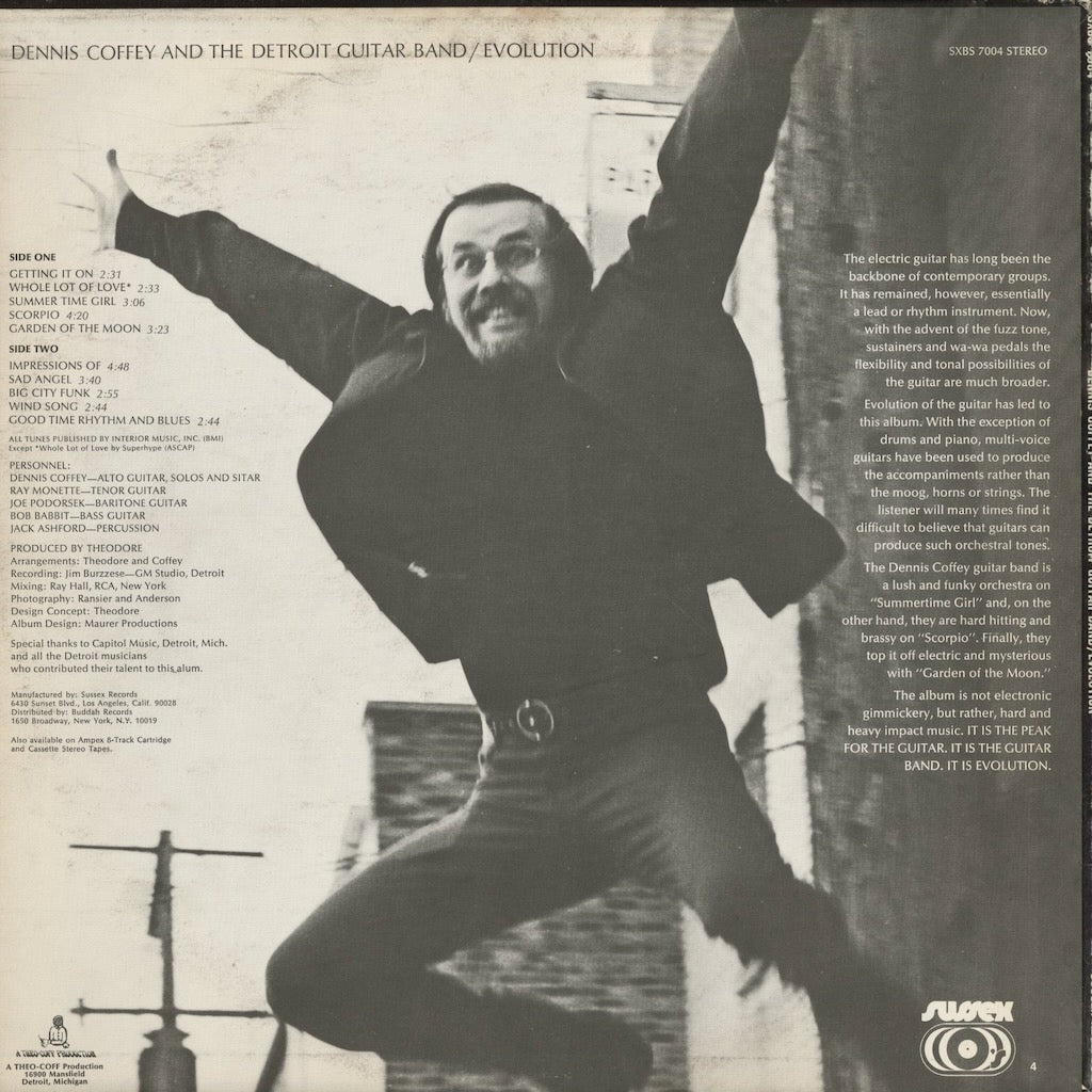 Dennis Coffey - Evolution (SXBS 7004) 1971 US Sussex｜中古LP