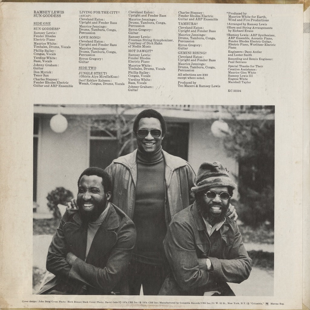 Ramsey Lewis / ラムゼイ・ルイス / Sun Goddess (KC 33194)