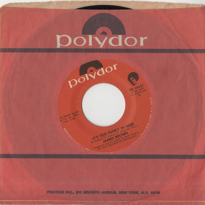 James Brown / ジェイムス・ブラウン / It's Too Funky In Here / Are We Really Dancing -7 (PD 14557)