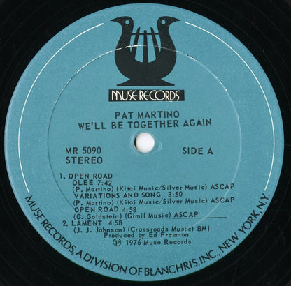 Pat Martino - We'll Be Together Again (MR 5090) 1976 US Muse｜中古LP