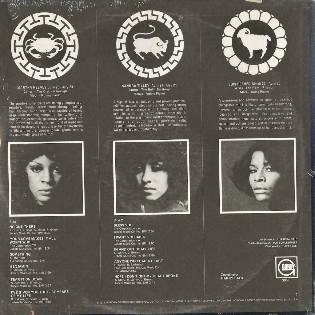 Martha Reeves & The Vandellas - Black Magic (G 958L) LP 1972 US Gordy｜中古LP 未開封シールド