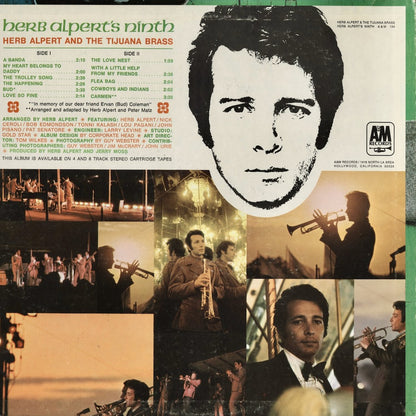 Herb Alpert & The Tijuana Brass – Herb Alpert's Ninth (SP 4134) LP 1967 US A&M｜中古LP