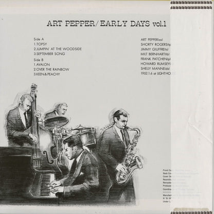 Art Pepper - Early Days Vol. 1 (NLP-5001) 1991 JPN Vantage/Norma｜中古LP