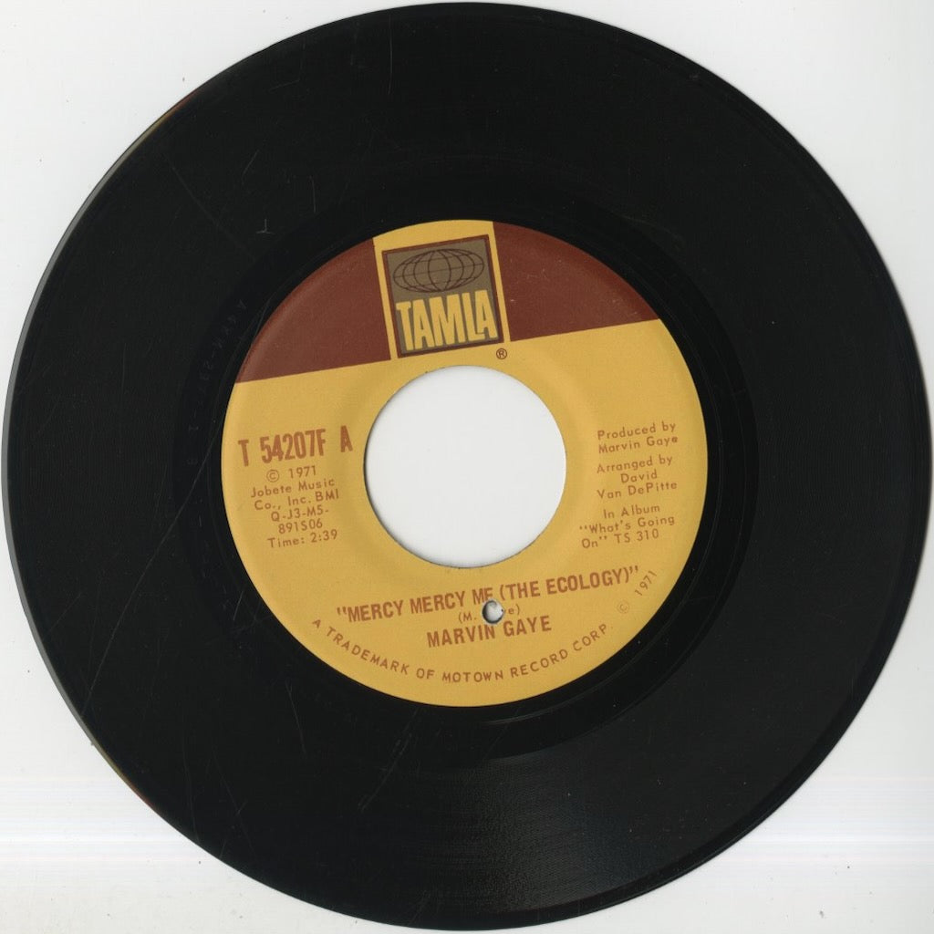 Marvin Gaye / マーヴィン・ゲイ / Mercy Mercy Me / Sad Tomorrows -7 (T 54207F)