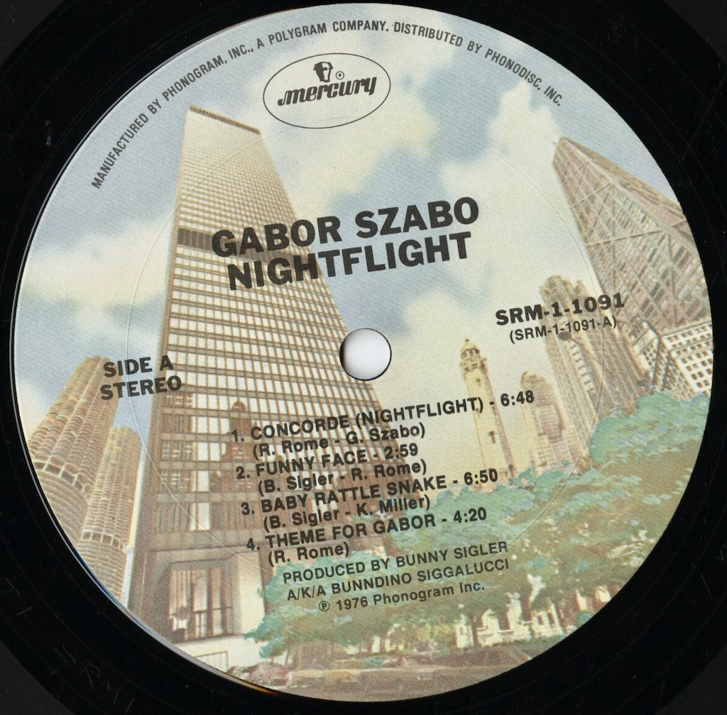 Gabor Szabo – Nightflight (SRM-1-1091) LP 1976 US Mercury | 中古LP