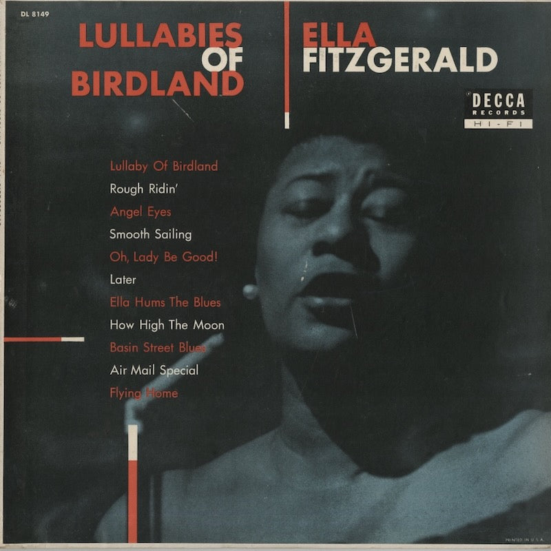 Ella Fitzgerald / エラ・フィッツジェラルド / Lullabies Of Birdland (DL 8149)