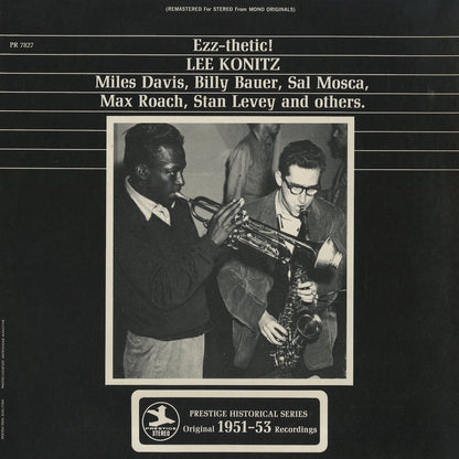 Lee Konitz / リー・コニッツ / Ezz-thetic! (PRT-7827)