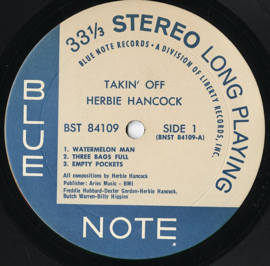 Herbie Hancock - Takin' Off (BST 84109) 1968 US Blue Note｜中古LP