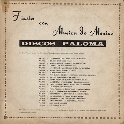 Conjunto De Tony Martinez - A Bailar Sabroso (PAL 1003) LP US Paloma｜中古LP
