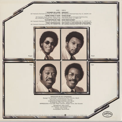Impressions - First Impressions (CU 5003) 1975 US Curtom｜中古LP