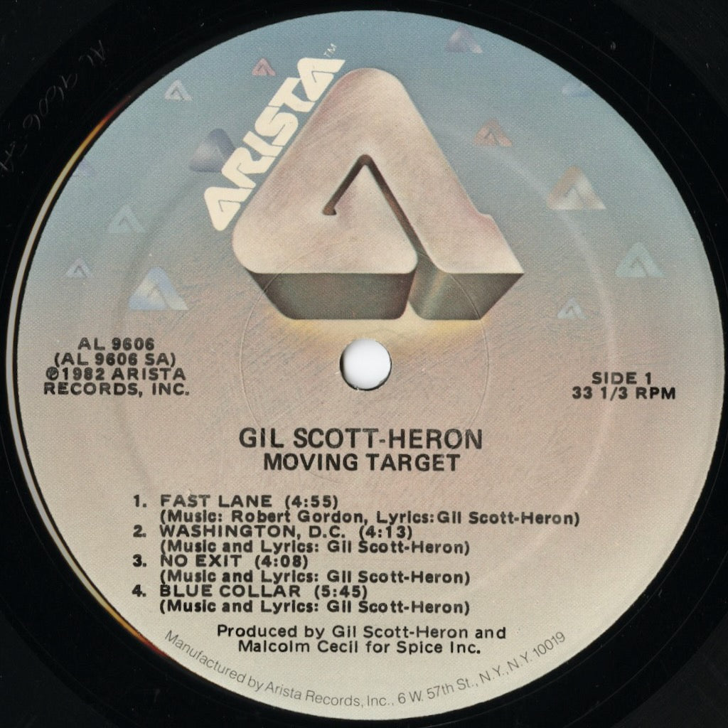 Gil Scott Heron / ギル・スコット・ヘロン / Moving Target (AL 9606)