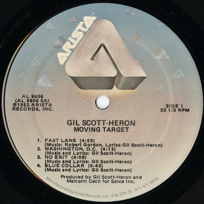 Gil Scott Heron / ギル・スコット・ヘロン / Moving Target (AL 9606)