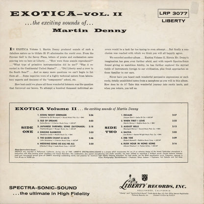 Martin Denny - Exotica Vol. II (LRP 3077) 1957 US Liberty｜中古LP