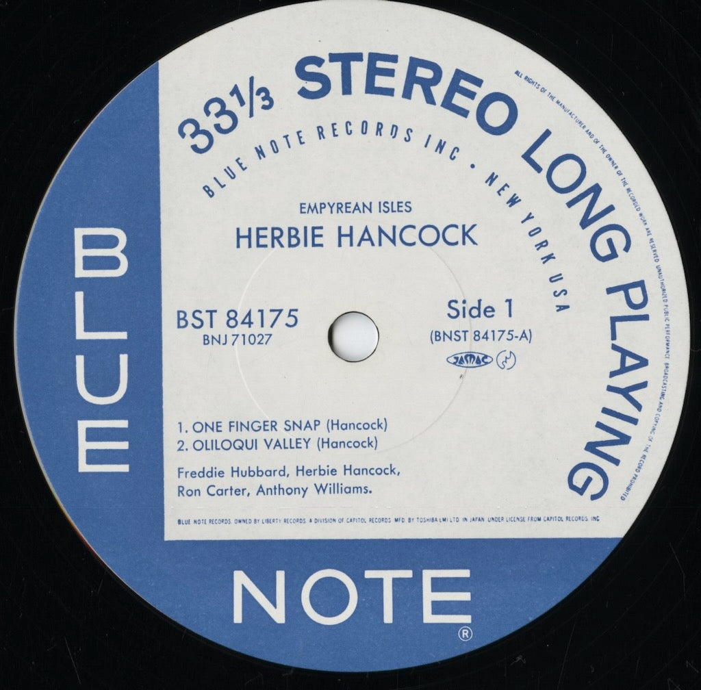 Herbie Hancock - Empyrean Isles (BNJ 71027) 1984 JPN Blue Note｜中古LP