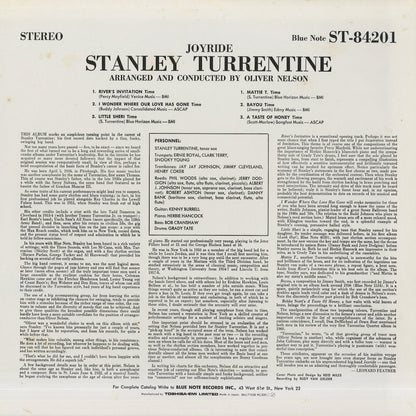 Stanley Turrentine / スタンリー・タレンタイン / Joyride (BNJ 71058)