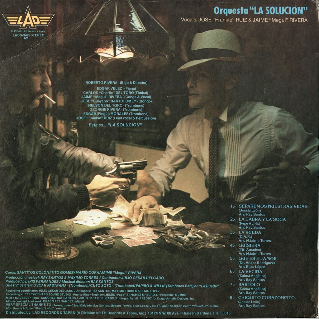Orquesta La Solucion - La Solucion (LADS-342) LP 1980 US LAD｜中古LP