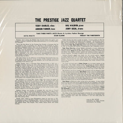 The Prestige Jazz Quartet - The Prestige Jazz Quartet (WJC-7108) 1990 US Prestige｜中古LP