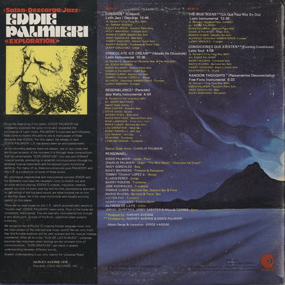 Eddie Palmieri - Exploration - Salsa-Jazz-Descarga (CLP 151X) LP 1978 US COCO