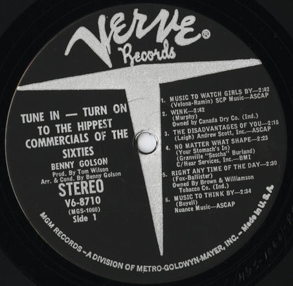 Benny Golson - Tune In Turn On (V6-8710) 1967 US Verve｜中古LP