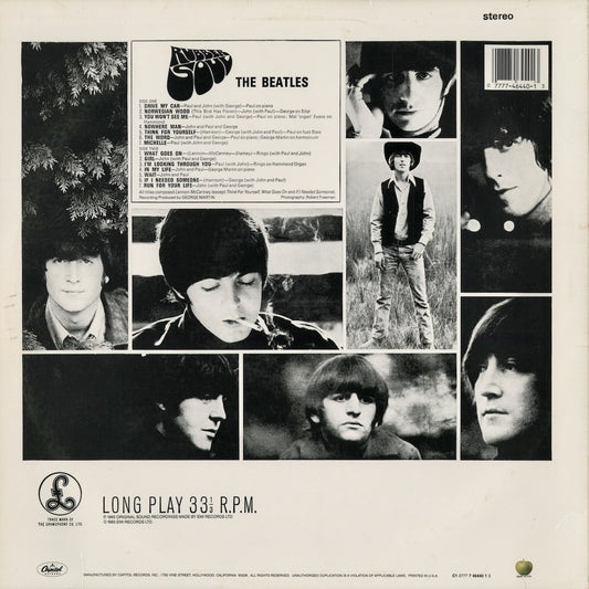 The Beatles - Rubber Soul (C1 0777 7 46440 1 3) 1995 US Capitol｜中古LP