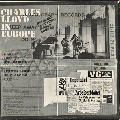 Charles Lloyd - Charles Lloyd In Europe (SD 1500) 1968 US Atlantic｜中古LP