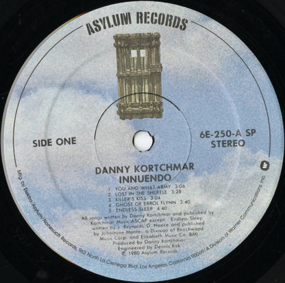 Danny Kortchmar - Innuendo (6E-250) LP 1980 US Asylum｜中古LP