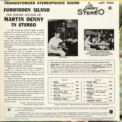 Martin Denny / マーチン・デニー / Forbidden Island - STEREO (LST 7001)