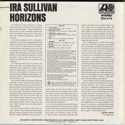 Ira Sullivan / アイラ・サリヴァン / Horizons (SD 1476)