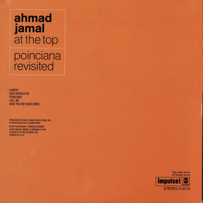 Ahmad Jamal - At The Top : Poinciana Revisited (AS-9176) 1969 US Impulse｜中古LP